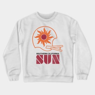 Defunct Southern California Sun Football Team Crewneck Sweatshirt